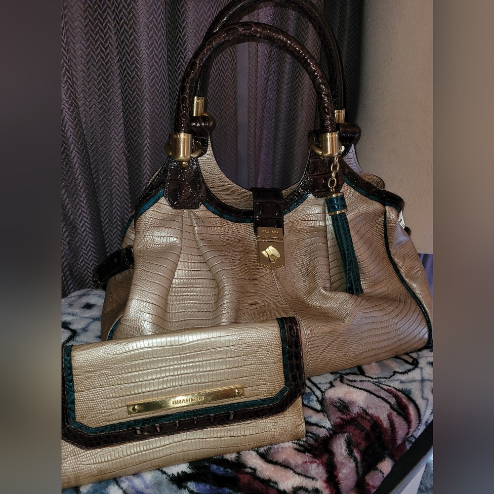 Brahman Elisa handbag and wallet set